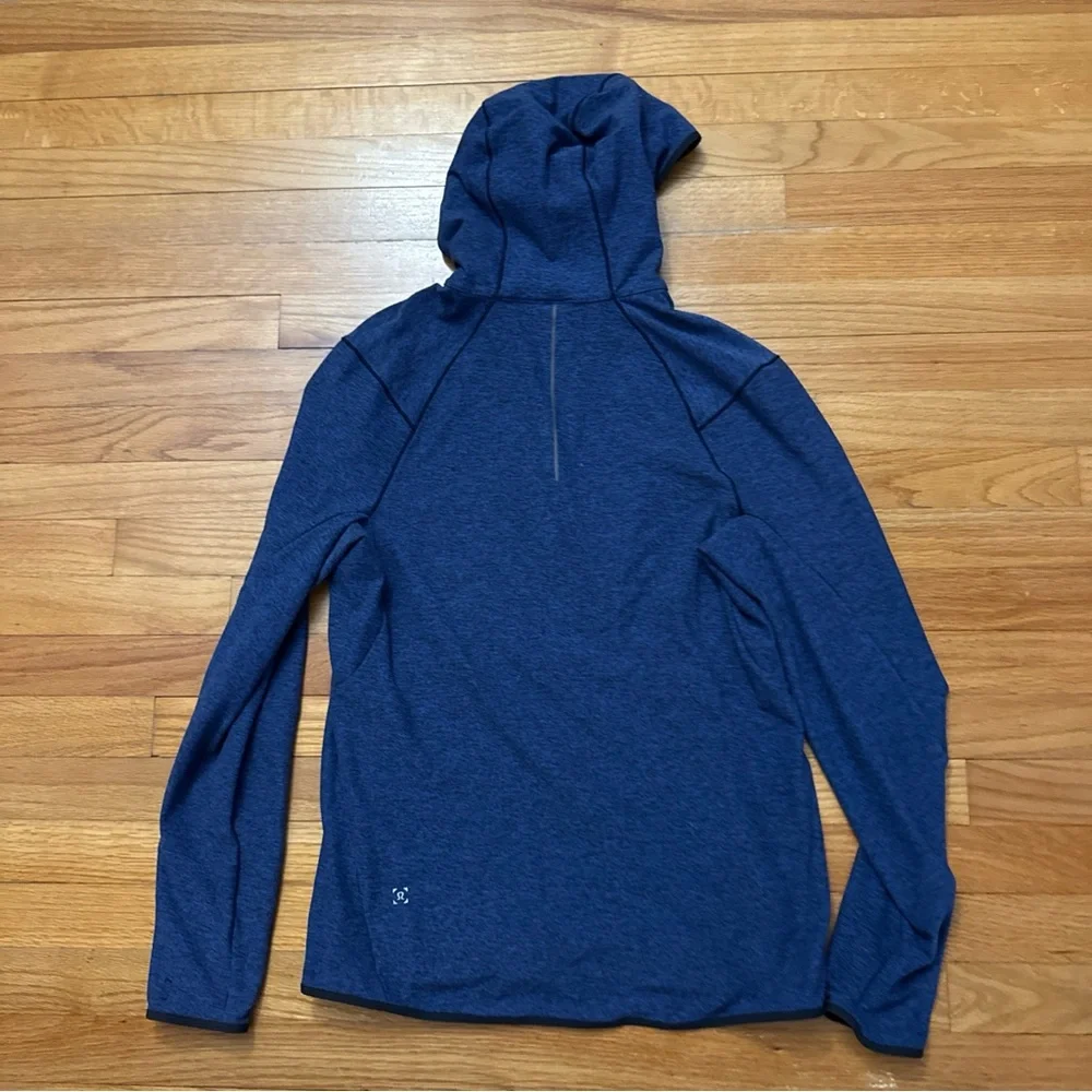 Lululemon Surge Warm Full Zip Hooded Jacket Blue